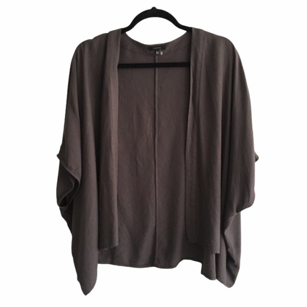 ARITZIA Talula Fawkner Kimono Lightweight Cardigan Gray S/M